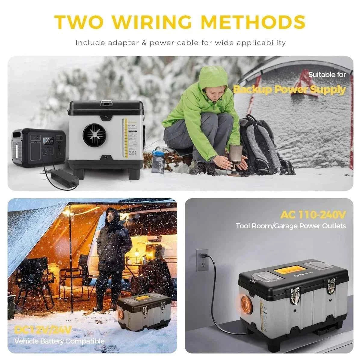 Efficient Diesel Air Heater for Vehicles - TB10 8KW Tool Box Heater with Versatile Voltage Options