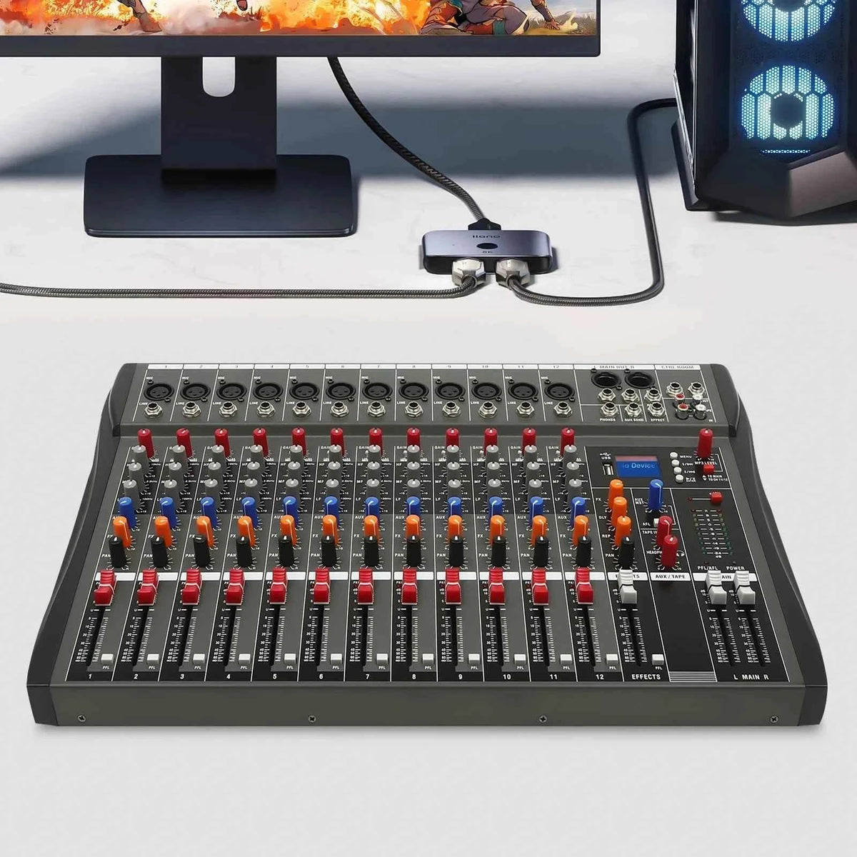 Enhance Your Sound Experience with the 12 Channel Bluetooth Audio Mixer