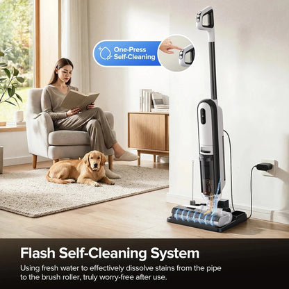 T6 16KPA Cordless Wet Dry Vacuum Cleaner All-in-One Self-Cleaning Hard Floor Mop - SM Nexus Mart