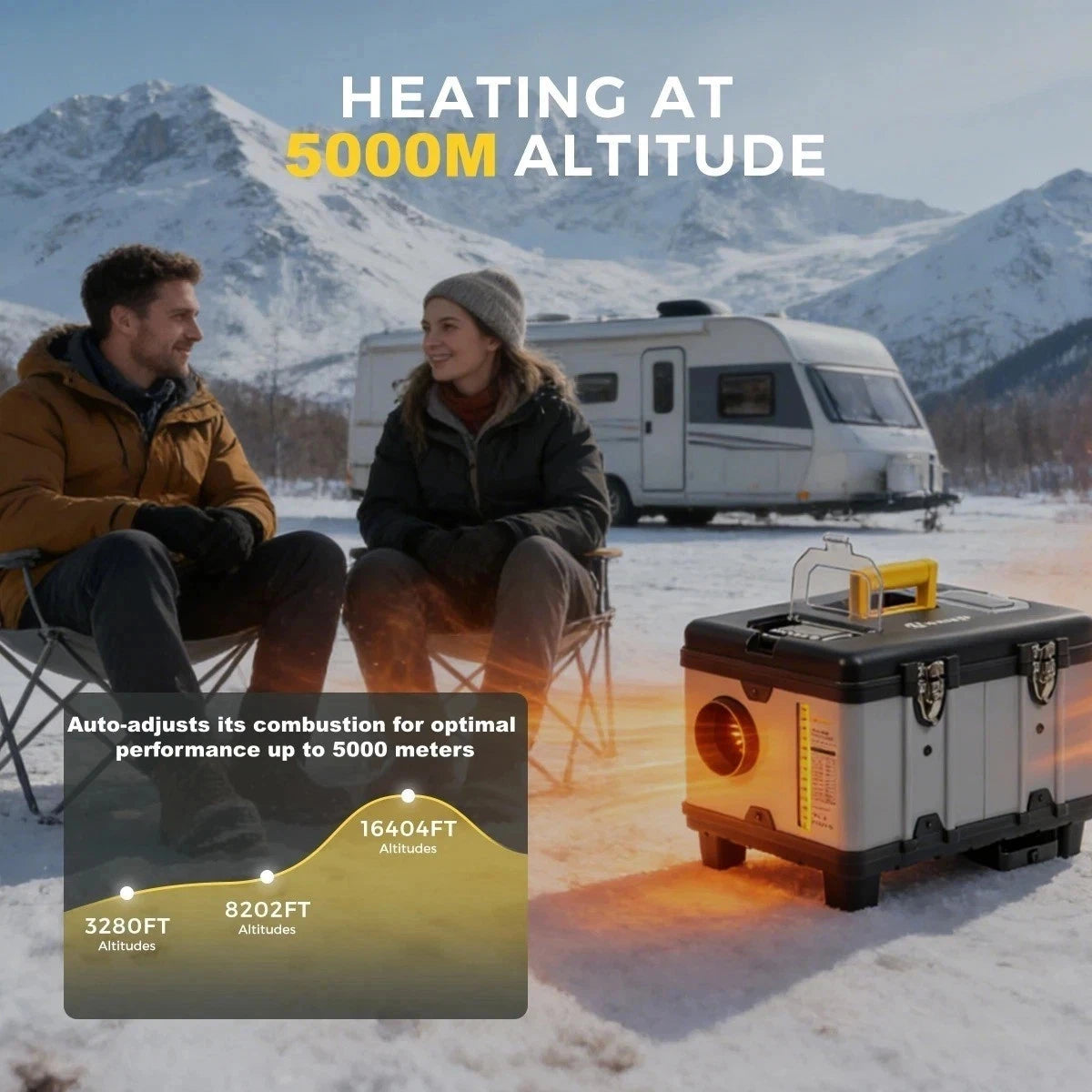 TB10 8KW Toolbox Diesel Air Heater 12V/24V/220V With Adapter - SM Nexus Mart