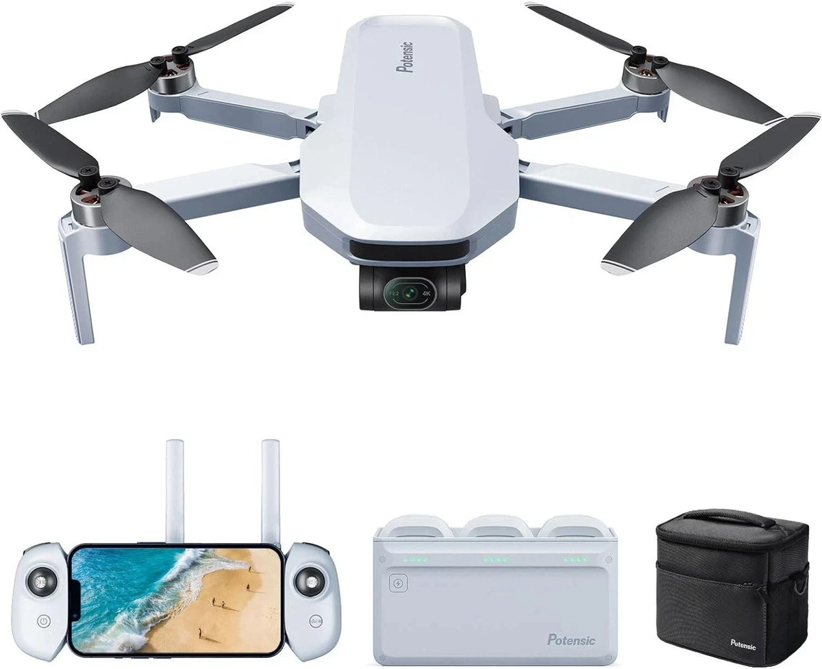 Potensic ATOM Combo 3-Axis Gimbal 4K Camera GPS Drone 6KM Transmission Foldable - SM Nexus Mart