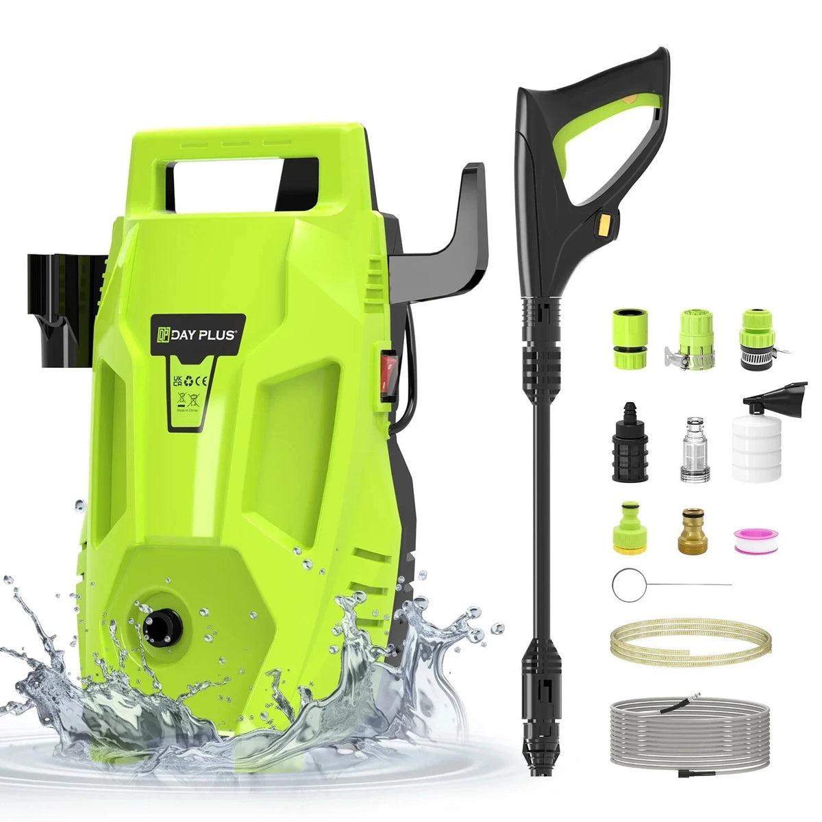 2050PSI Electric High Pressure Washer, 1.6GPM 2300W Washer with 1-180° Adjustabl - SM Nexus Mart