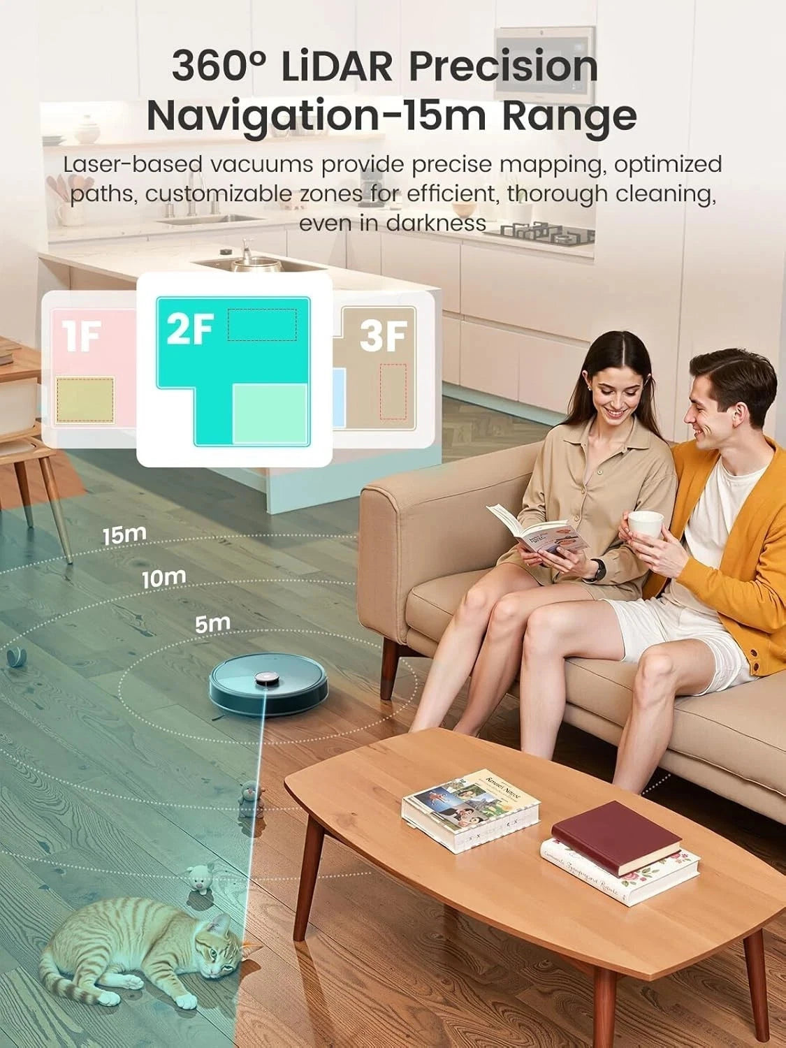 Lefant M3 Max Gen-1 Robot Vacuum Cleaner Mop All-in-One Self-Emptying Station - SM Nexus Mart