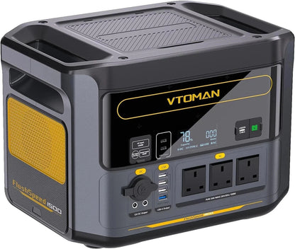 VTOMAN FLASHSPEED1500 Portable Power Station 1548Wh Solar Generator with LiFePO4 - SM Nexus Mart