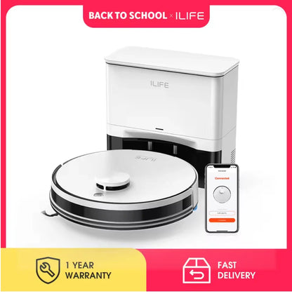 ILIFE A30 PRO 5000Pa Suction, Robot Vacuum and Mop Combo - SM Nexus Mart