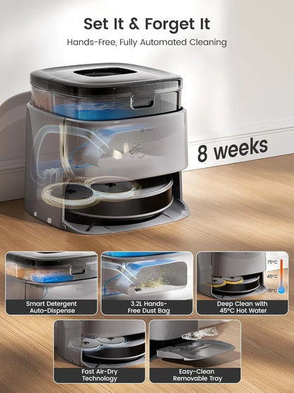 Lefant M3 Max Gen-1 Robot Vacuum Cleaner Mop All-in-One Self-Emptying Station - SM Nexus Mart