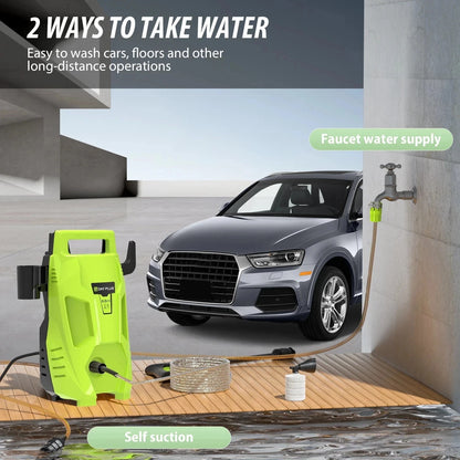 2050PSI Electric High Pressure Washer, 1.6GPM 2300W Washer with 1-180° Adjustabl - SM Nexus Mart