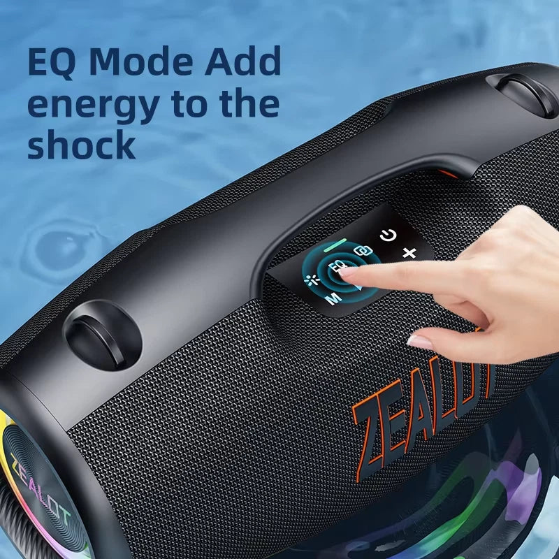 ZEALOT-S89 250W Waterproof Portable Loud Bluetooth Speaker, Wireless Outdoor - SM Nexus Mart