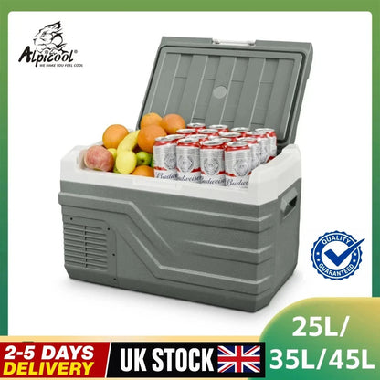 Alpicool NL 25L 35L 45L Car Refrigerator 12V Compressor Fridge Freezer 12/24V DC - SM Nexus Mart