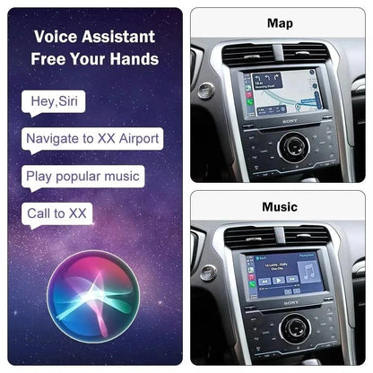 CARABC Wireless CarPlay Android Auto for Ford SYNC 2 Focus Fiesta F-150 Edge - SM Nexus Mart