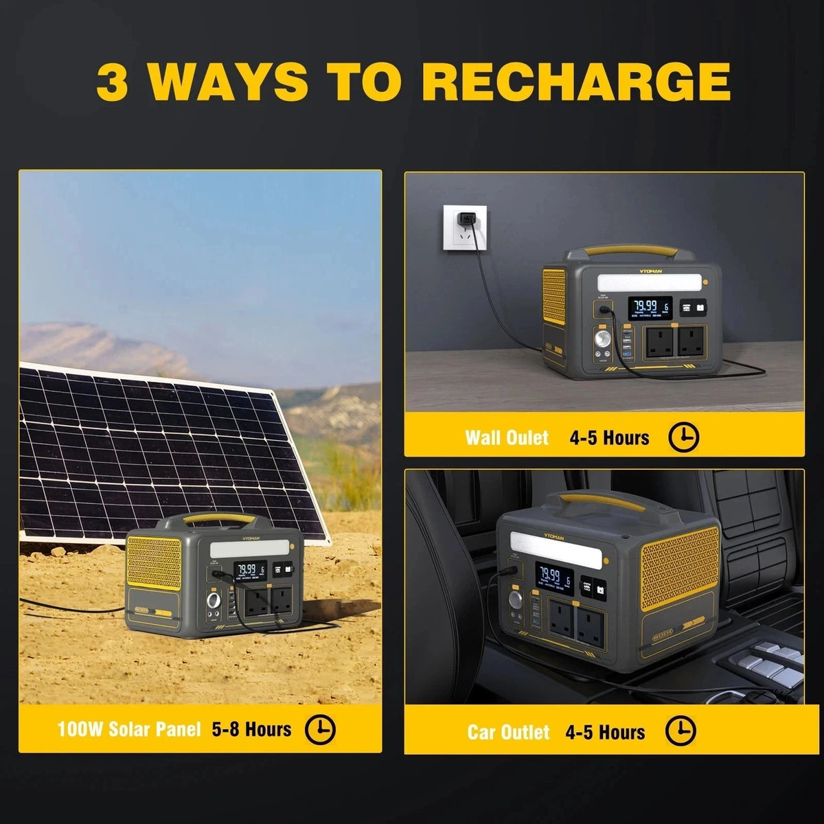 VTOMAN Jump 600X Elite Portable Power Station – Reliable Energy Anywhere - SM Nexus Mart