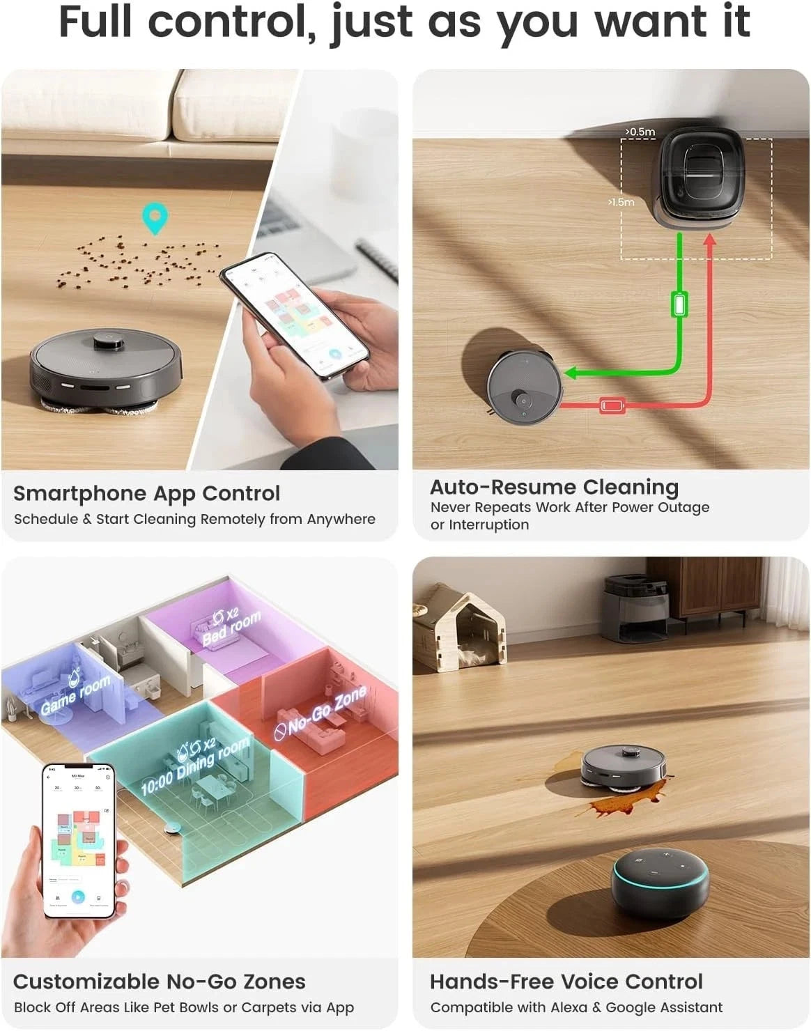Lefant M3 Max Gen-1 Robot Vacuum Cleaner Mop All-in-One Self-Emptying Station - SM Nexus Mart