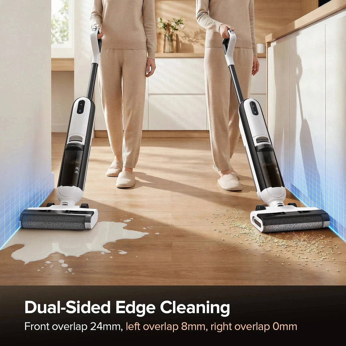 T6 16KPA Cordless Wet Dry Vacuum Cleaner All-in-One Self-Cleaning Hard Floor Mop - SM Nexus Mart
