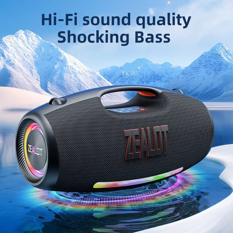ZEALOT-S89 250W Waterproof Portable Loud Bluetooth Speaker, Wireless Outdoor - SM Nexus Mart
