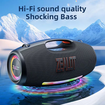 ZEALOT-S89 250W Waterproof Portable Loud Bluetooth Speaker, Wireless Outdoor - SM Nexus Mart