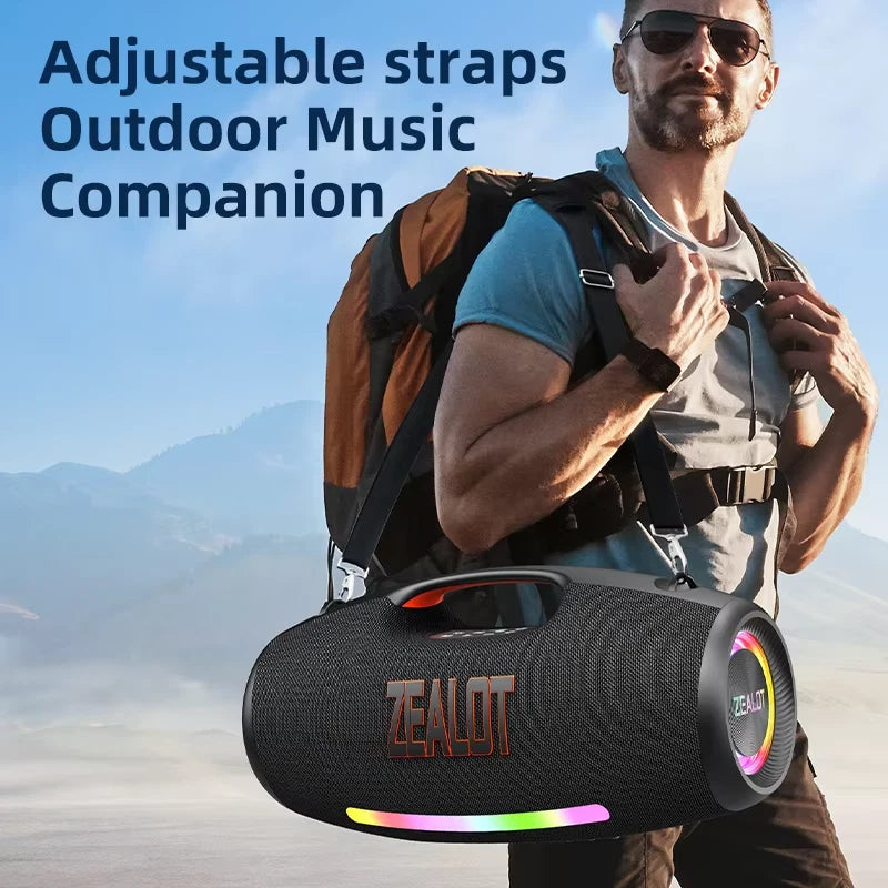 ZEALOT-S89 250W Waterproof Portable Loud Bluetooth Speaker, Wireless Outdoor - SM Nexus Mart