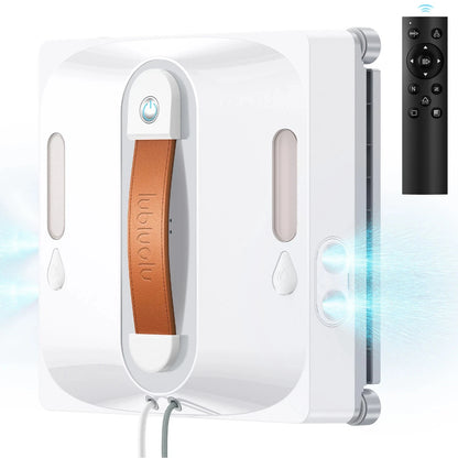 Lubluelu 9000Pa Smart Window Cleaning Robot Dual Water Spray Remote Control UK - SM Nexus Mart