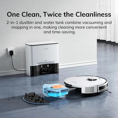 ILIFE A30 PRO 5000Pa Suction, Robot Vacuum and Mop Combo - SM Nexus Mart