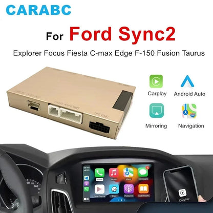 CARABC Wireless CarPlay Android Auto for Ford SYNC 2 Focus Fiesta F-150 Edge - SM Nexus Mart
