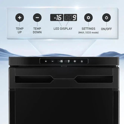 65L CR65X Campervan RV 12V 24V Compressor Fridge Freezer App Control Camper UK - SM Nexus Mart